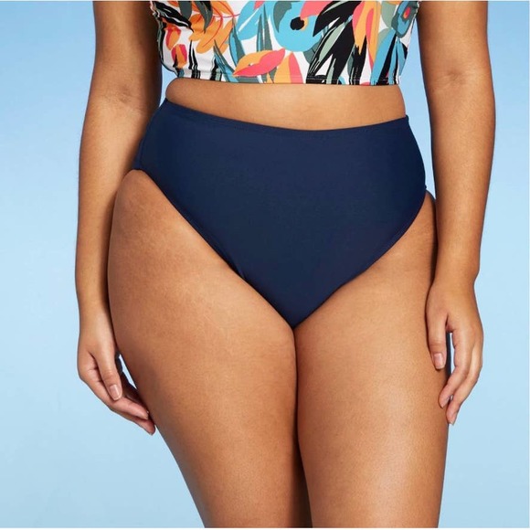 Women's High Leg Swim Bikini Briefs - Sea Angel L - Picture 4 of 7